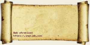 Anđela Bainović vizit kartica